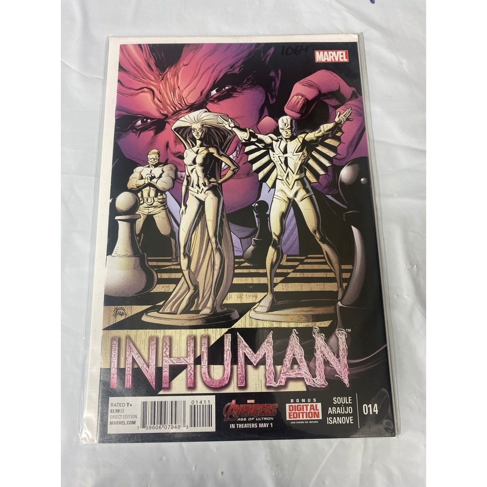 Marvel Inhuman #14 2015 Storm Black Bolt Medusa Marvel Universe Modern Age Comic